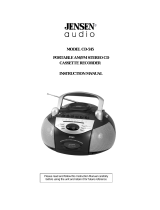 Jensen CD-545 User manual