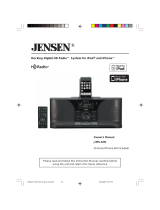 Jensen JiMS-525i User manual