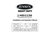 Jensen JHD1120 Owner's manual