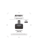 Jensen JiMS-198i User manual
