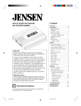 Jensen XA4150 User manual