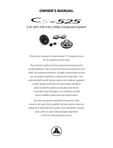 JL Audio C5-570 User manual