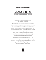 JL Audio J2320.4 User manual