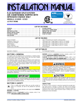 Johnson Controls Inc. Air Conditioner 13 SEER - GCGD User manual