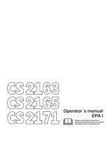 Jonsered CS 2171 User manual