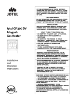 Jotul GF300 DV User manual