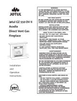 Jotul GZ 550 DV II User manual