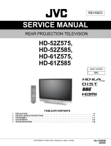 JVC HD-61Z585 - 61" Rear Projection TV Owner's manual
