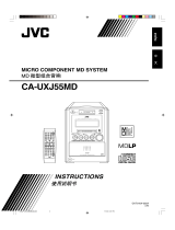 JVC CA-UXJ55MD User manual