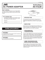 JVC AA-V112E User manual