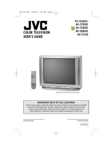 JVC AV 20D202 User manual