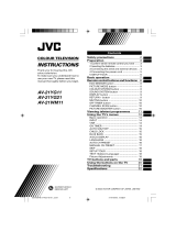 JVC AV-21YG11 User manual
