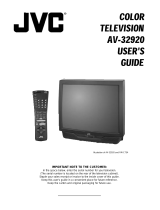 JVC AV-32920 User manual