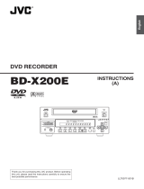 JVC BD-X200E User manual