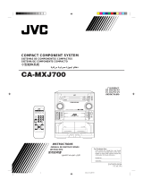 JVC CA-MXJ700 User manual