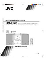 JVC CA-UXB70 User manual
