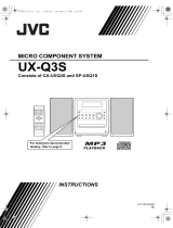 JVC CA-UXQ3S User manual