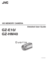 JVC GZ-E10 User manual