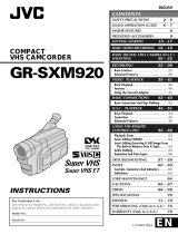 JVC GR-SXM920 User manual