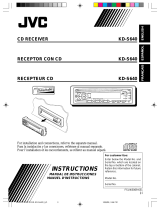 JVC KD-S640 User manual