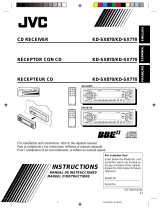 JVC KD-SX770 User manual