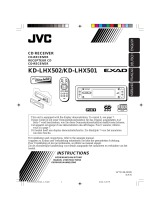 JVC CD-RECEIVER KD-LHX502 User manual