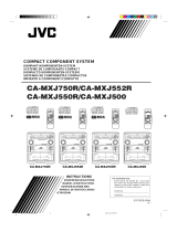 JVC CA-MXJ500 User manual