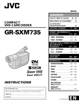 JVC COMPACT GR-SXM735 User manual