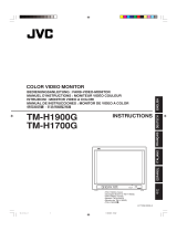 JVC TM-H1900G User manual