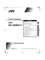 JVC DIGIPURE HV-29WH11 User manual