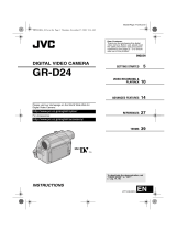 JVC Digital Video Camera GR-D24 User manual