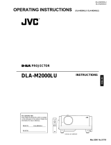 JVC DLA-M2000LU - 2000 Ansi Lumen D-ila Projector Less Lens User manual