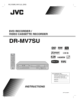 JVC DRMV7S - DVDr/ VCR Combo User manual