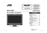 JVC DT-V17G1Z - 3g Hdsdi/sdi Studio Monitor User manual