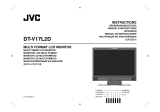 JVC DT-V17L3DU - Broadcast Studio Monitor User manual