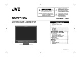 JVC DT-V17L3DY - Broadcast Studio Monitor User manual