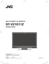 JVC DT-V21G11Z User manual