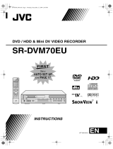 JVC DVD/HDD/MINI-DV-VIDEORECORDER SR-DVM70EU User manual