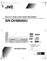 JVC DVR SR-DVM600U User manual