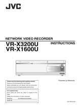 JVC DVR VR-X3200U User manual