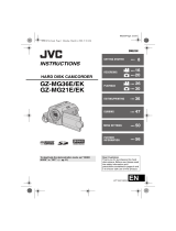 JVC Everio GZ-MG36E/EK User manual