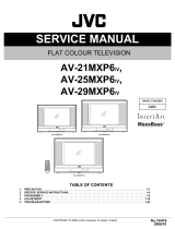 JVC AV-25MXP6/V User manual
