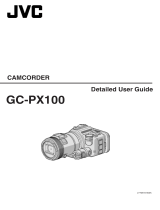 JVC GC-PX100B User guide