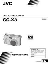 JVC GC X 3 User manual