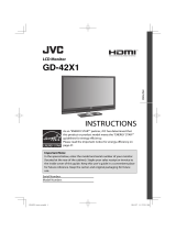 JVC GD-42X1E User manual