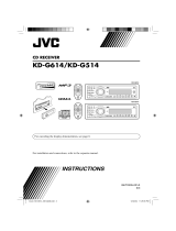 JVC KD-G514 User manual