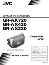 JVC GR-AX720 User manual