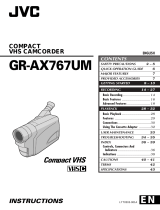 JVC GR-AX767UM User manual