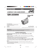 JVC GR-AX890UC User manual