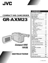 JVC GR-AXM23 User manual